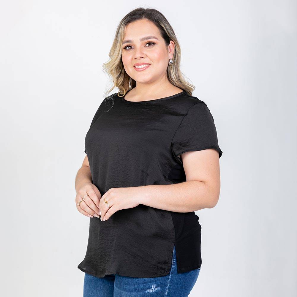 BLUSA B¨¢SICA JULIANA PLUS SIZE