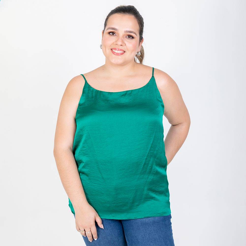 BLUSA B¨¢SICA OLIVIA PLUS SIZE
