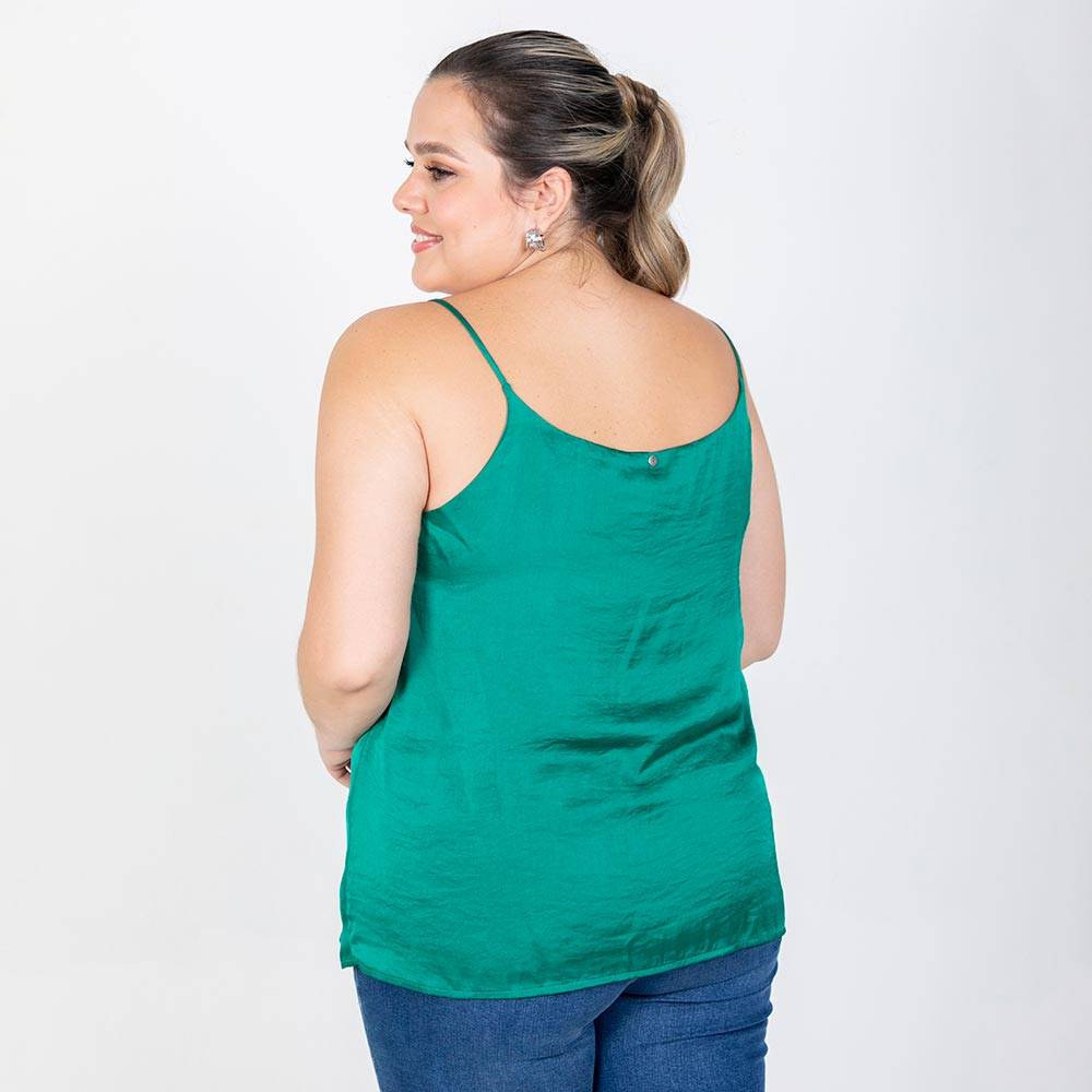 BLUSA B¨¢SICA OLIVIA PLUS SIZE