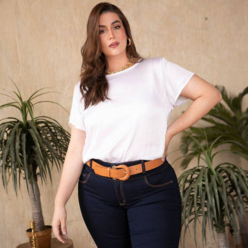 BLUSA B¨¢SICA JULIANA PLUS SIZE