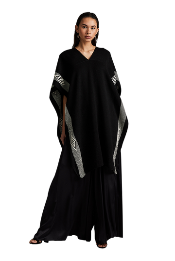 Diamante Merino Poncho