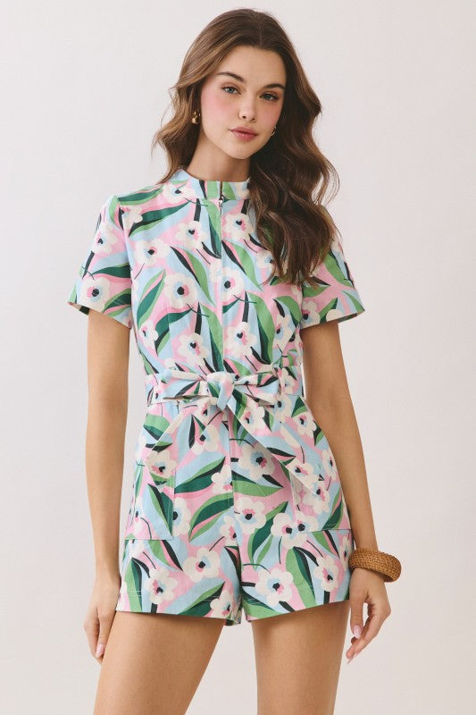 Romper Floral print