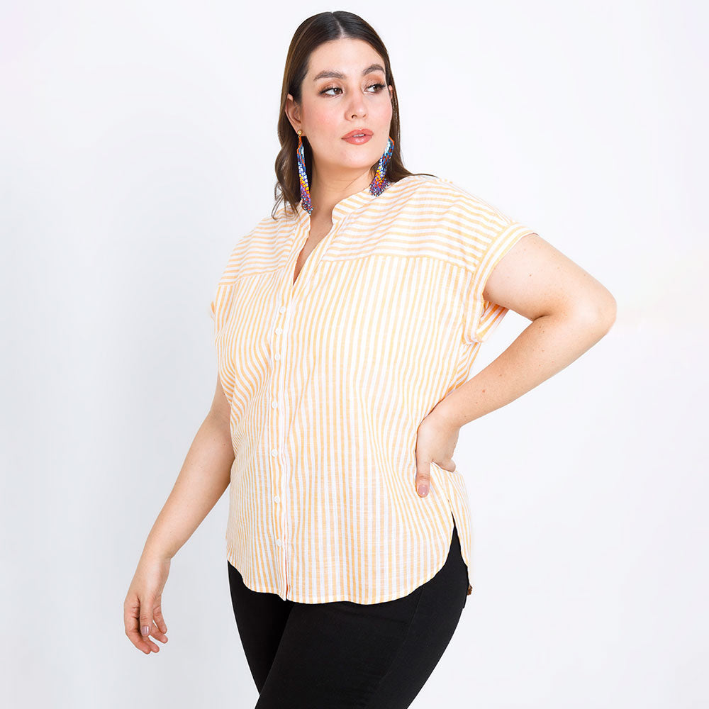 CAMISA TALLAS GRANDES MANGA RODADA