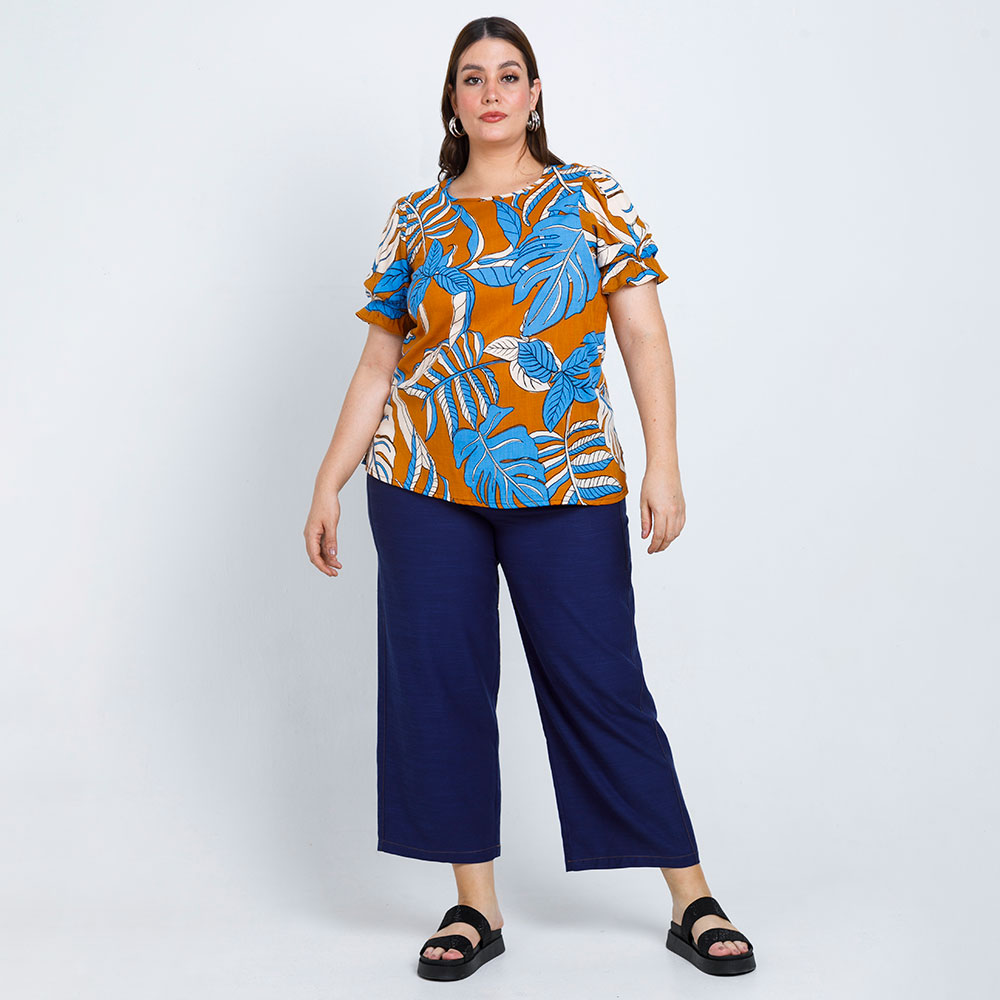 BLUSA TALLAS GRANDES ESTAMPADA