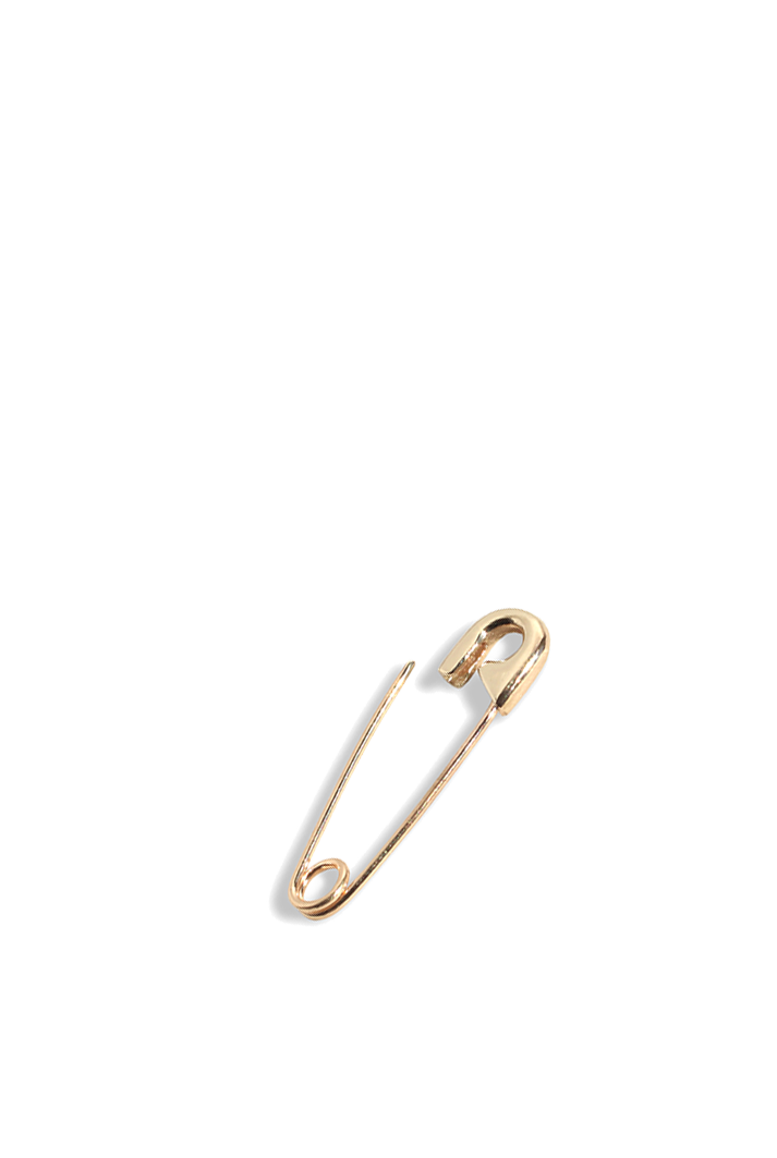 Gold Safety Pin Earring