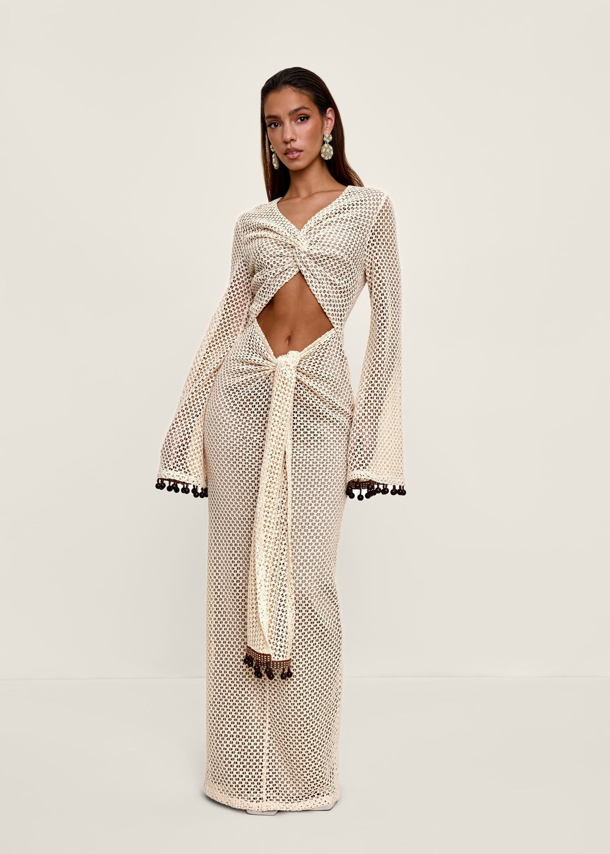 Teri Crochet Dress | Cream