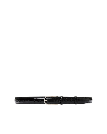 The Classic Belt | Black Croc