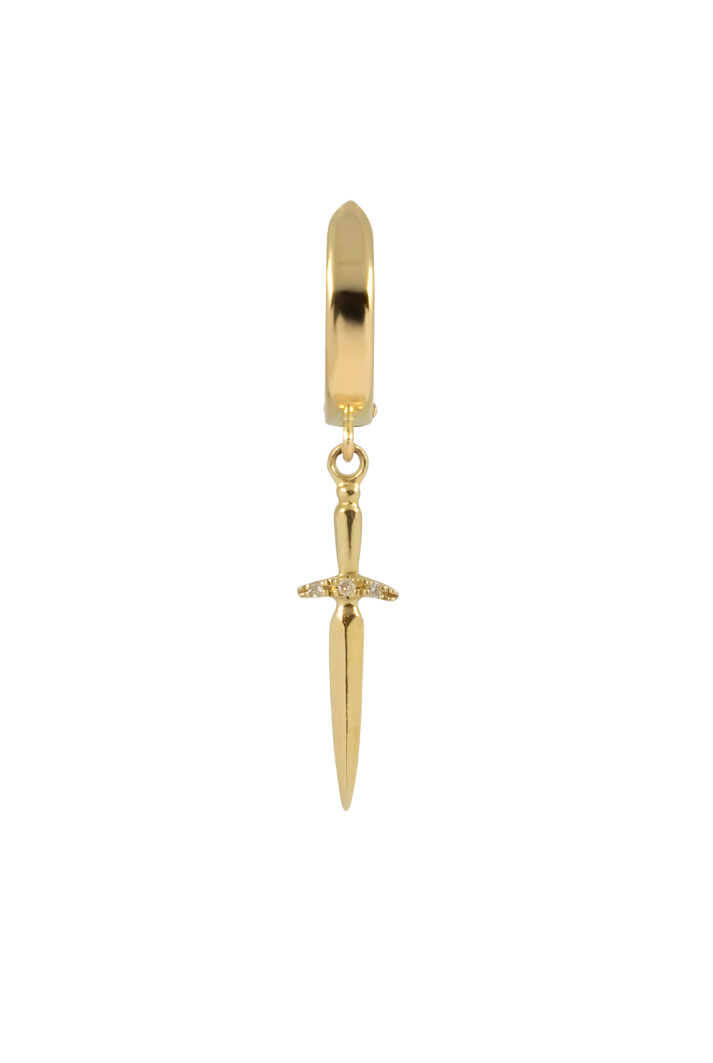 Diamond Dagger Earrings