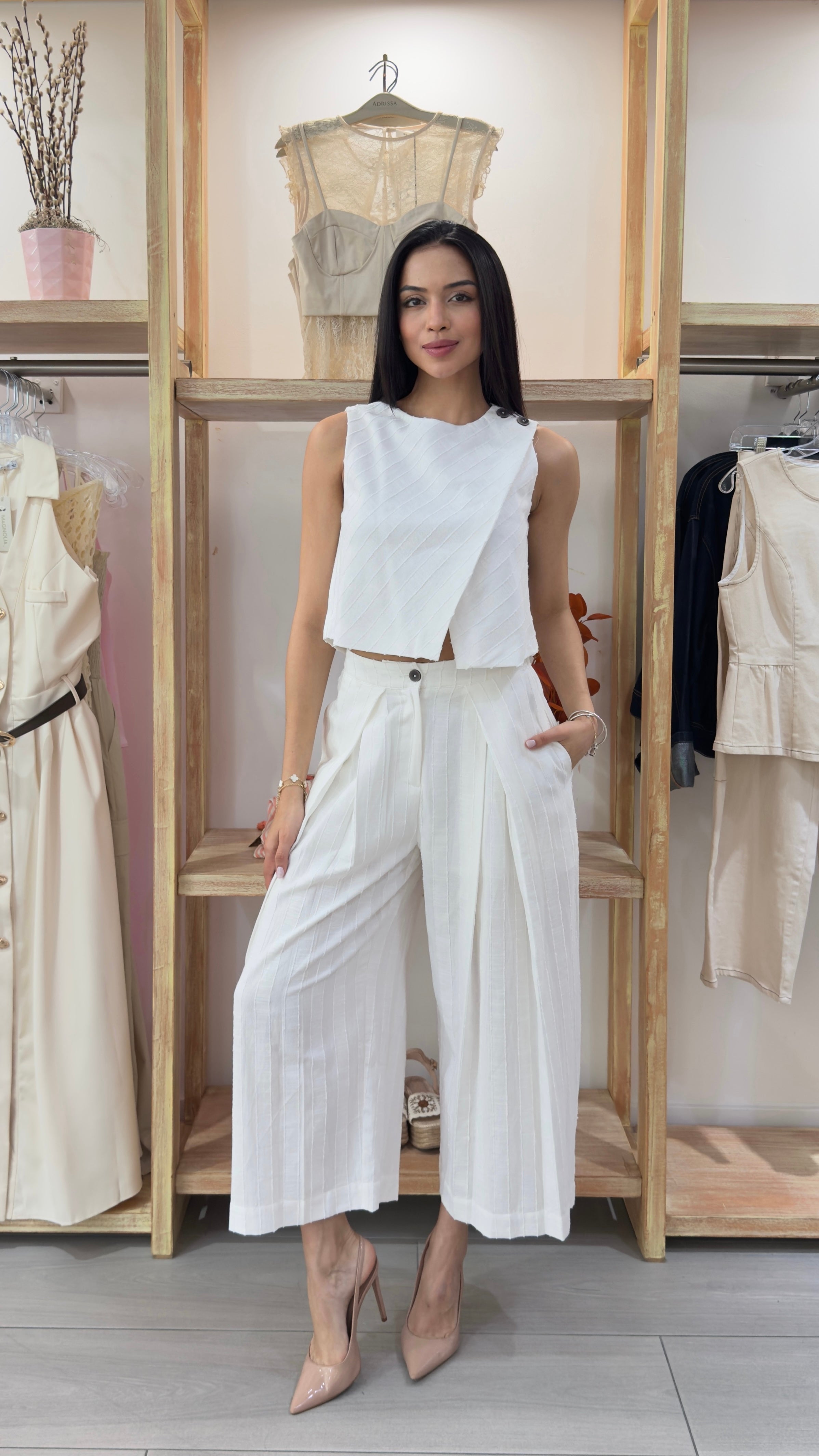 Clean Elegance Pant Set
