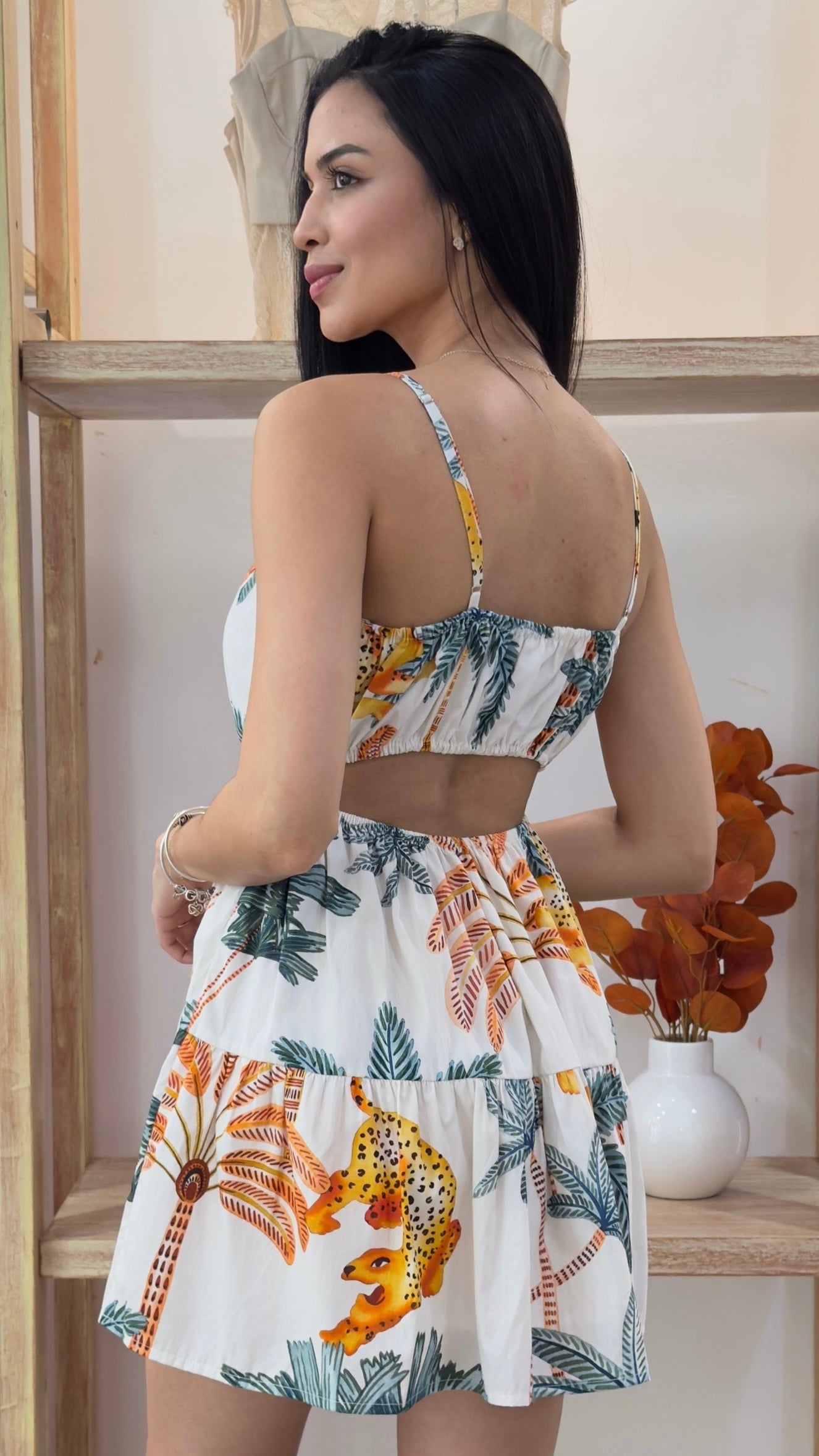 Tropical Jungle Mini Dress