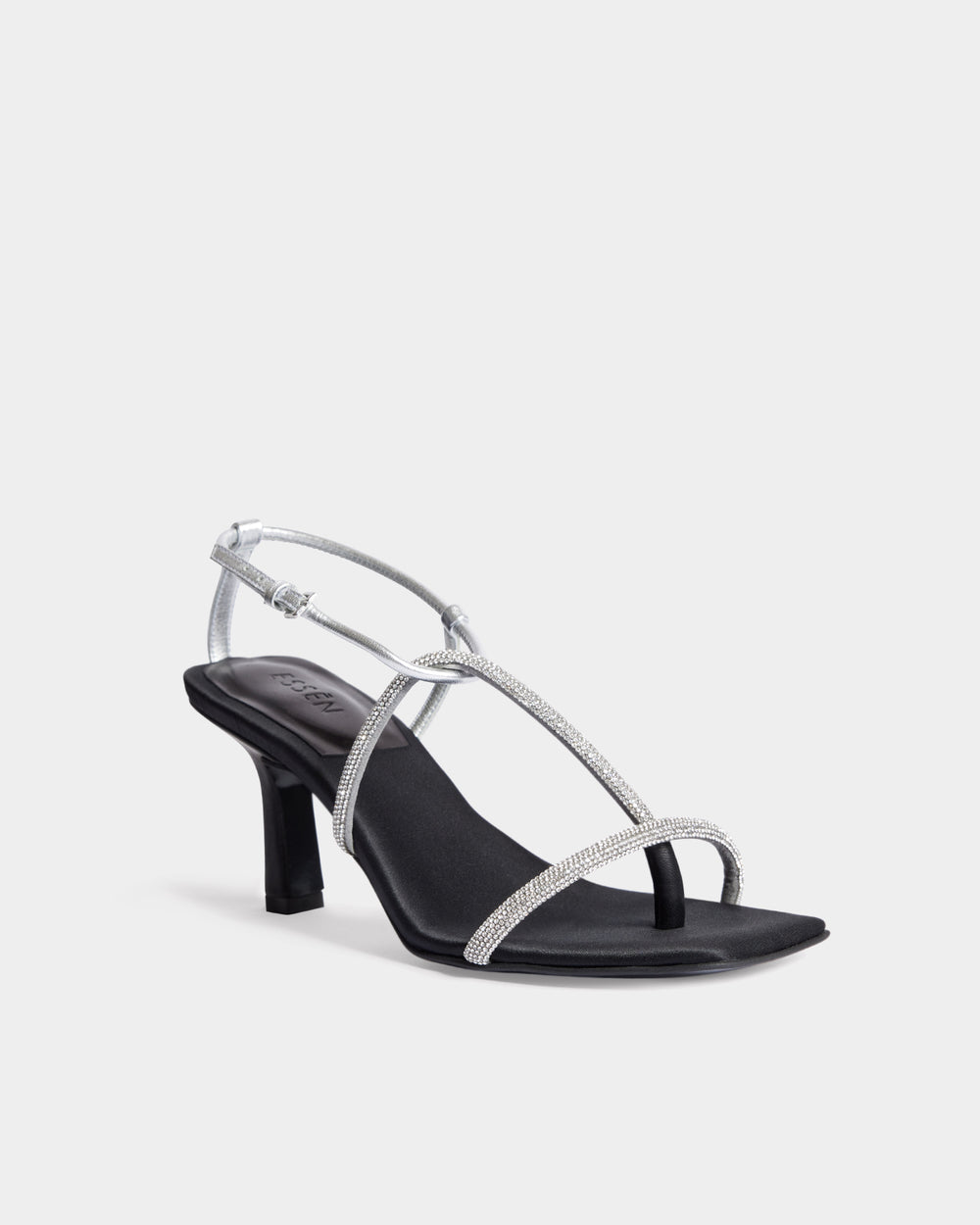 The Strappy Sandal | Crystal