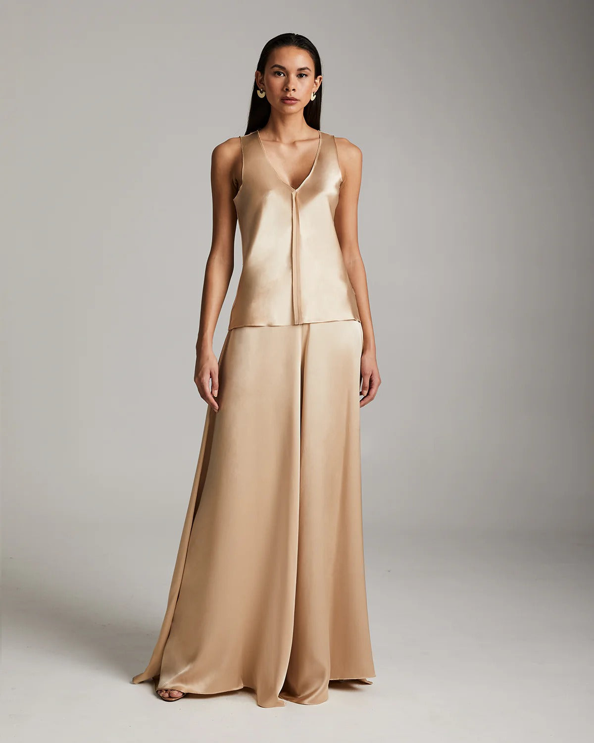 Silk Palazzo Pants
