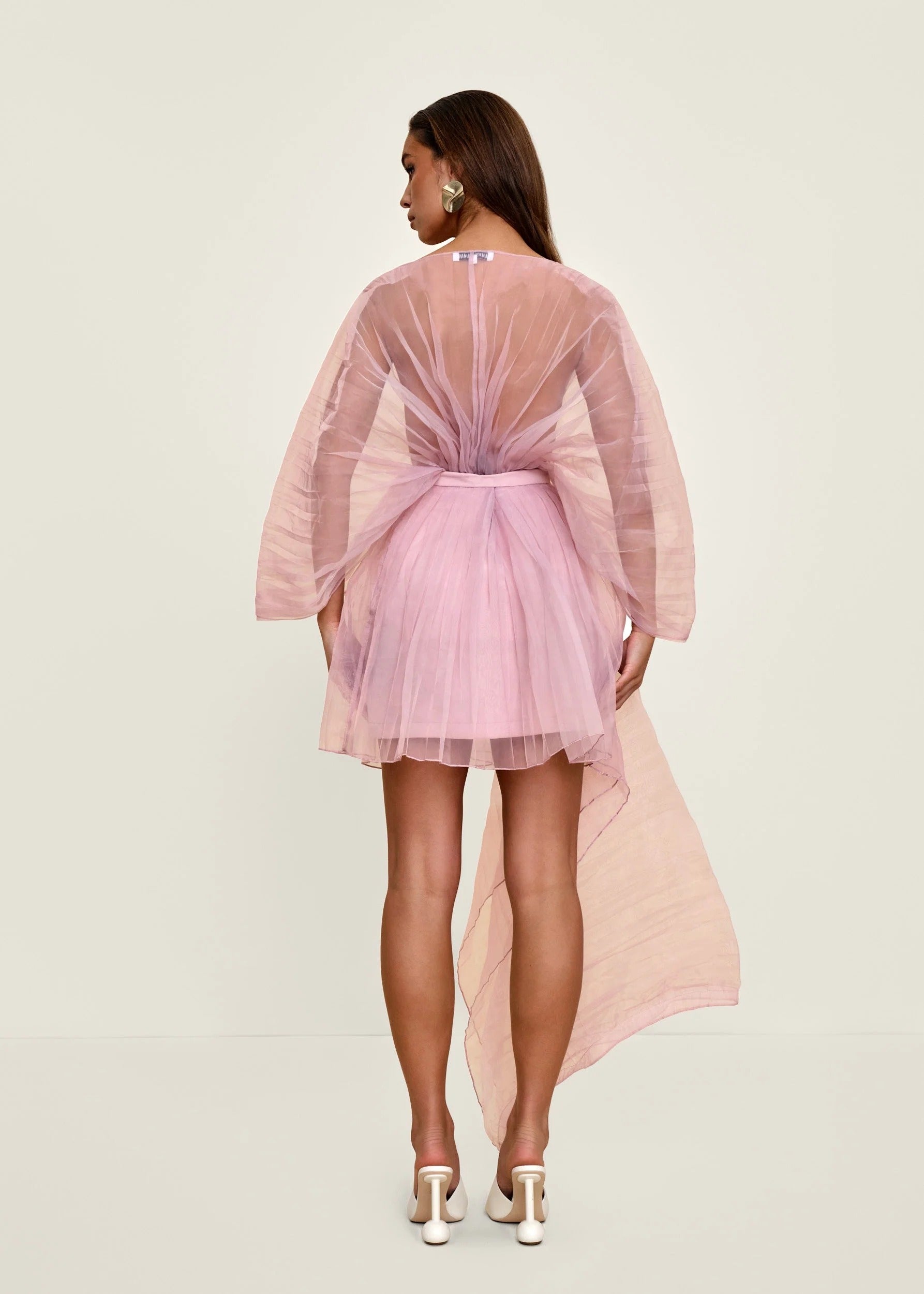 Sombra Puff Sleeve Bodysuit | Powder Pink