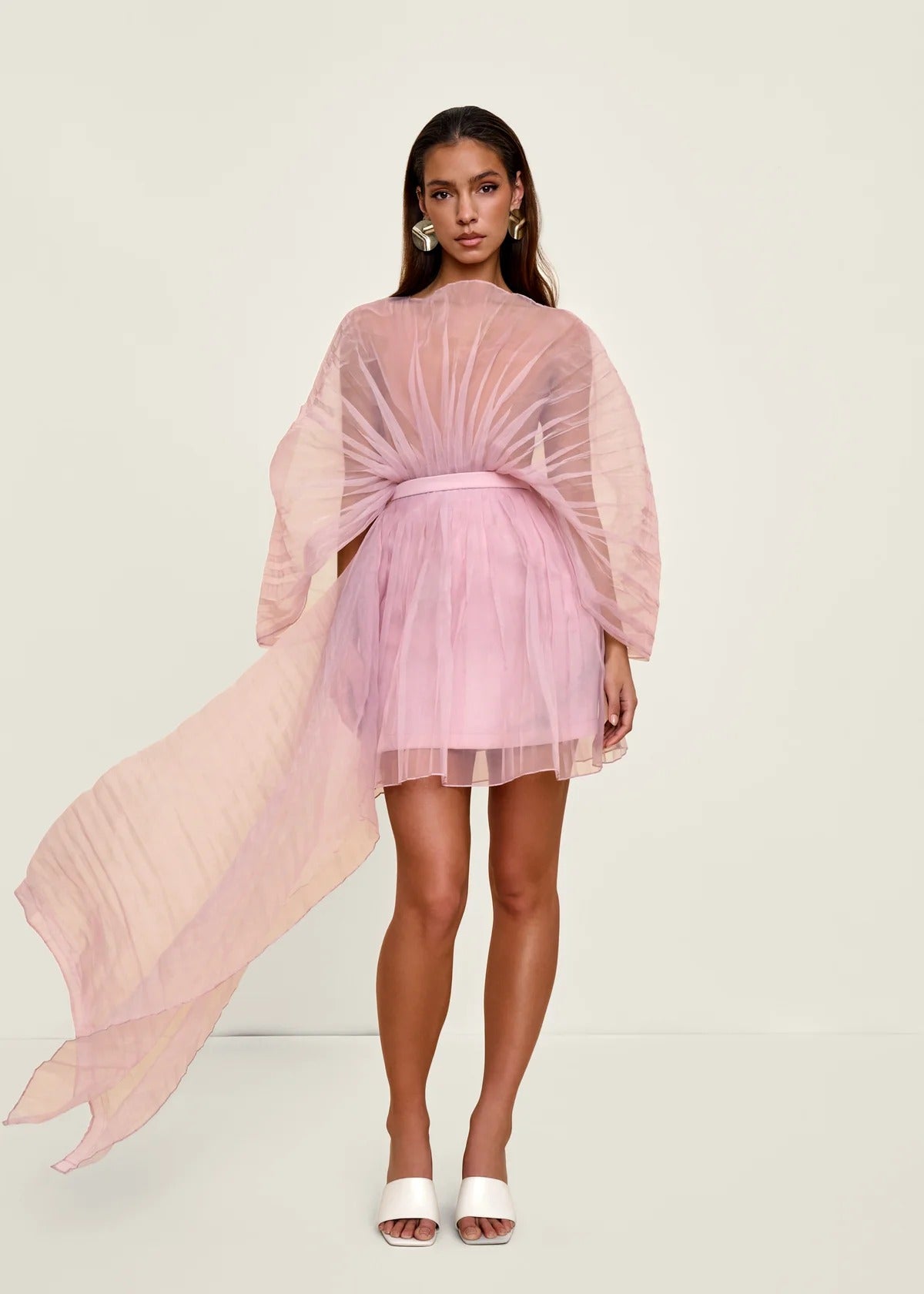 Ime Mini Skirt | Powder Pink