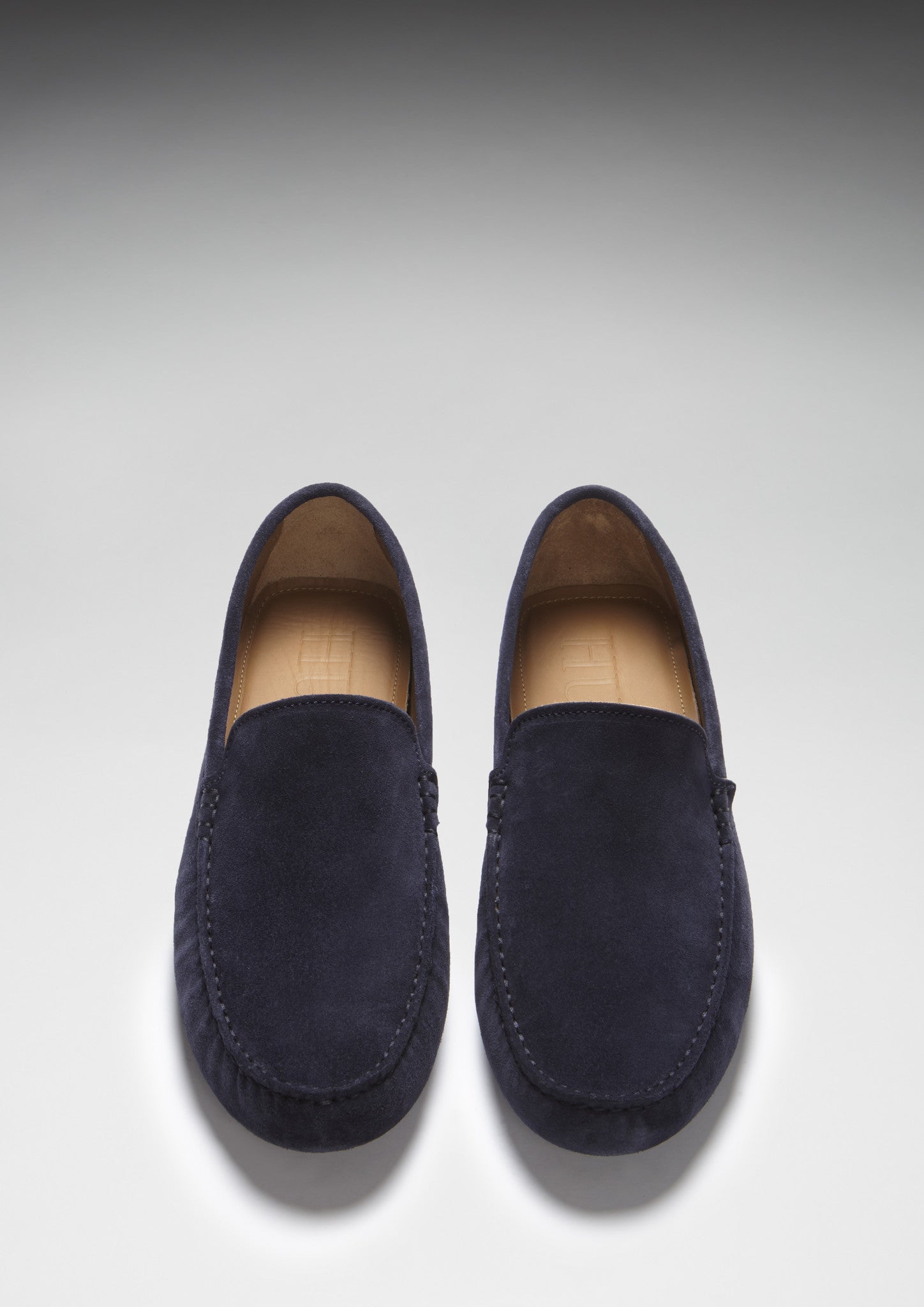 Men's Suede Driving Loafers | Navy Blue