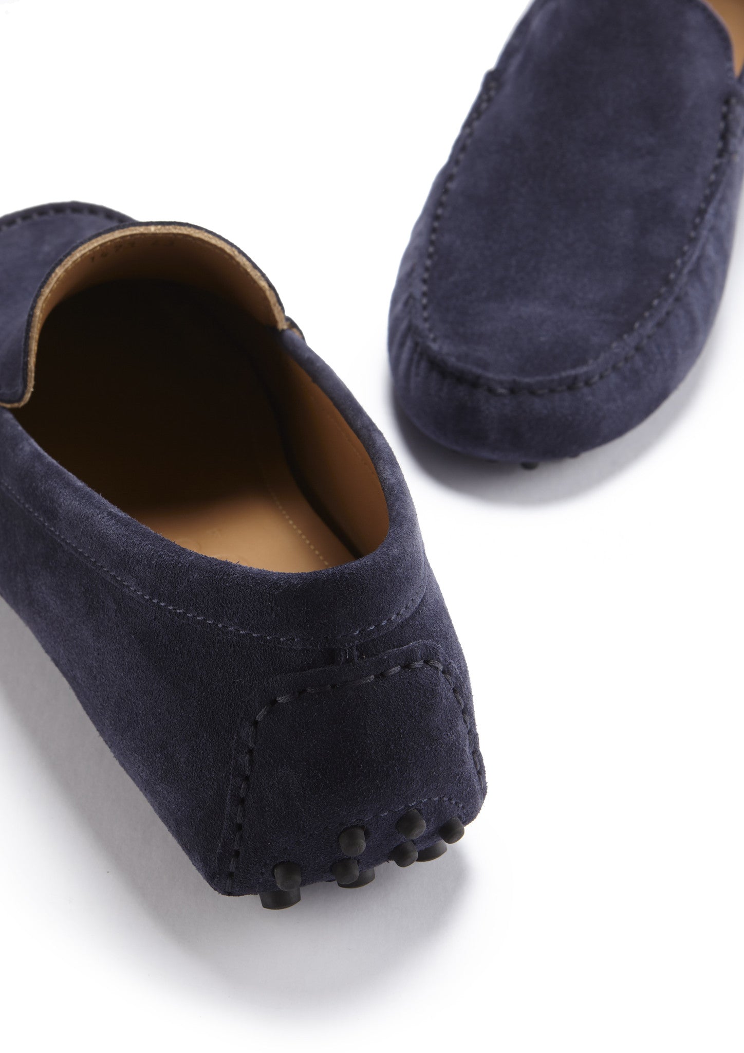 Men's Suede Driving Loafers | Navy Blue